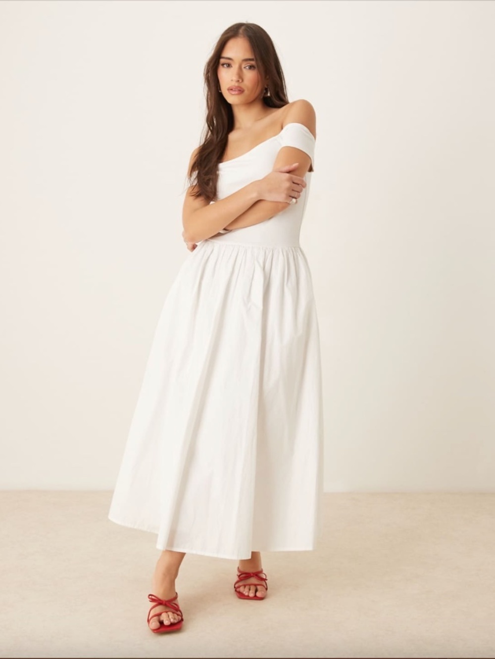 NWT Nobody's Child Bardot Midi Dress